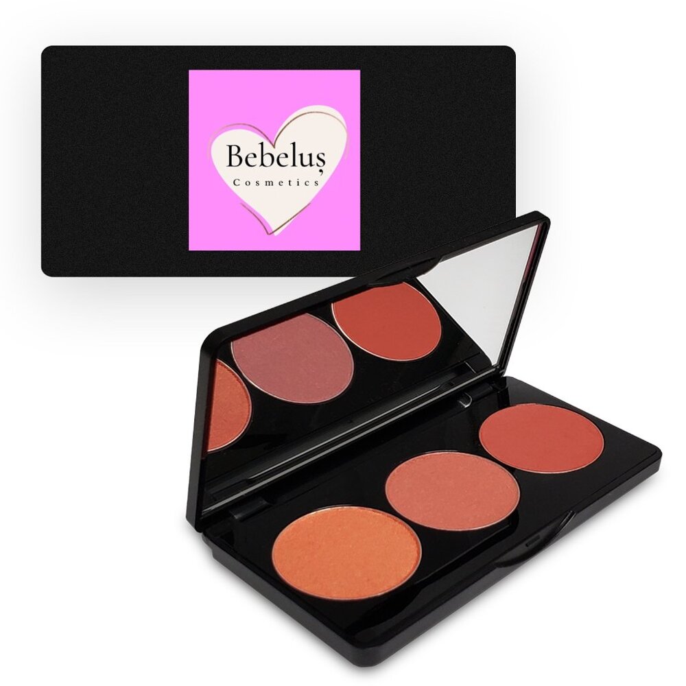Bebelus Cosmetics Blush Palette (Kandy Kiss 3 pack)